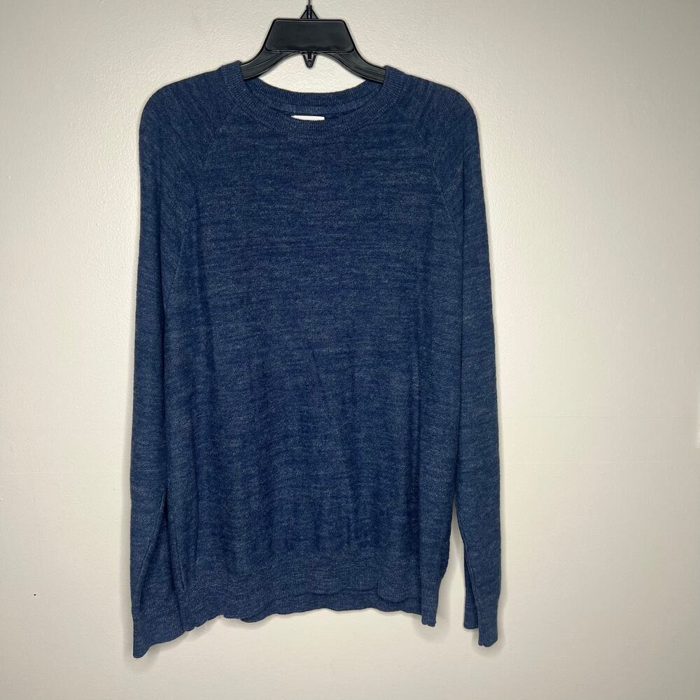 Men's Old Navy Long Sleeve Sweater Shirt Blue Size Large Casual Capsule Wardrobe